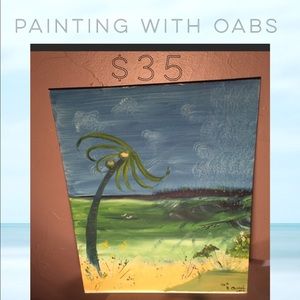 💙42Handmade oil painting from myself and mother